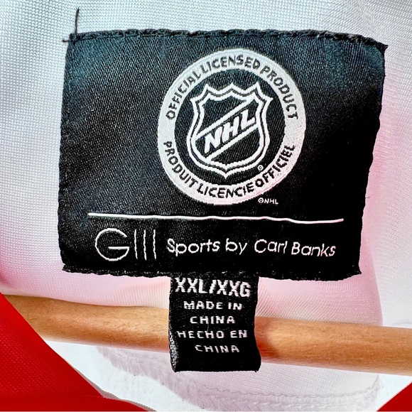 Chicago Blackhawks G-III Sports NHL Women Full Zip Track Jacket Sz XXL Red White - Picture 15 of 15